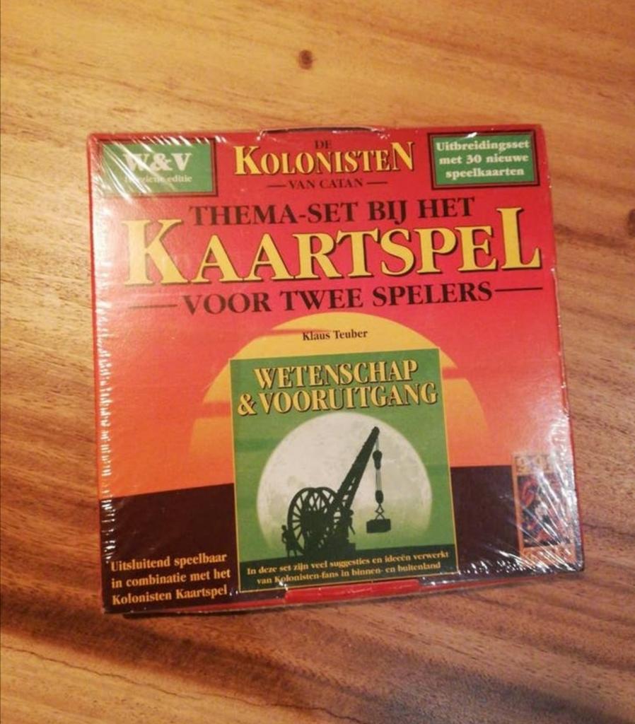 Wetenschap & vooruitgang, uitbreiding Catan kaartspel (nieuw, Hobby en Vrije tijd, Gezelschapsspellen | Kaartspellen, Een of twee spelers