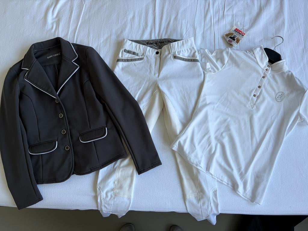 Wedstrijdteneu paardrijkleding, Ophalen of Verzenden, Zo goed als nieuw, Dressuur, Bovenkleding