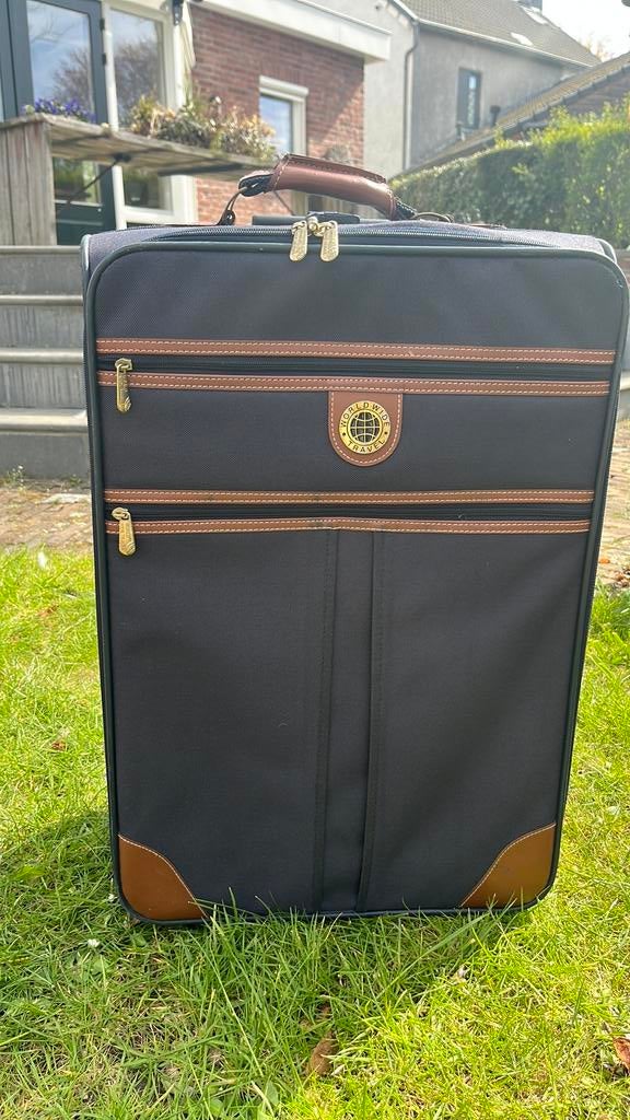 Koffertje van World Wide Travel, Ophalen, Gebruikt, 50 tot 60 cm, Zacht kunststof