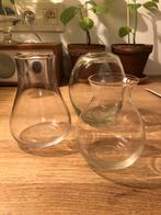 KLEINE VAAS VAZEN 3 STUKS BUDVASES BLOEM, Overige kleuren, Ophalen of Verzenden, Minder dan 50 cm, Glas
