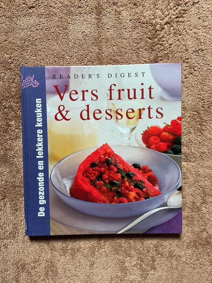 Reader's Digest: Vers Fruit & Desserts Kookboek, Boeken, Kookboeken, Zo goed als nieuw, Overige typen, Overige gebieden, Gezond koken