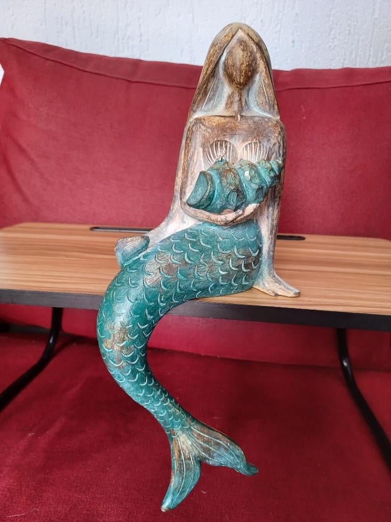 Prachtig beeldje van een zeemeermin                     25vp, Ophalen of Verzenden, Zo goed als nieuw, Fantasy