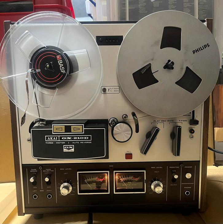 Akai GX 210-D bandrecorder, Audio, Tv en Foto, Bandrecorders, Bandrecorder, Ophalen of Verzenden