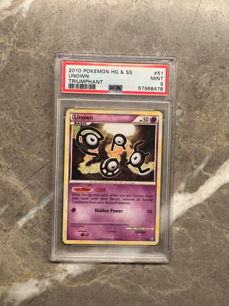 Pokemon HG & SS Triumphant PSA 9, Ophalen of Verzenden
