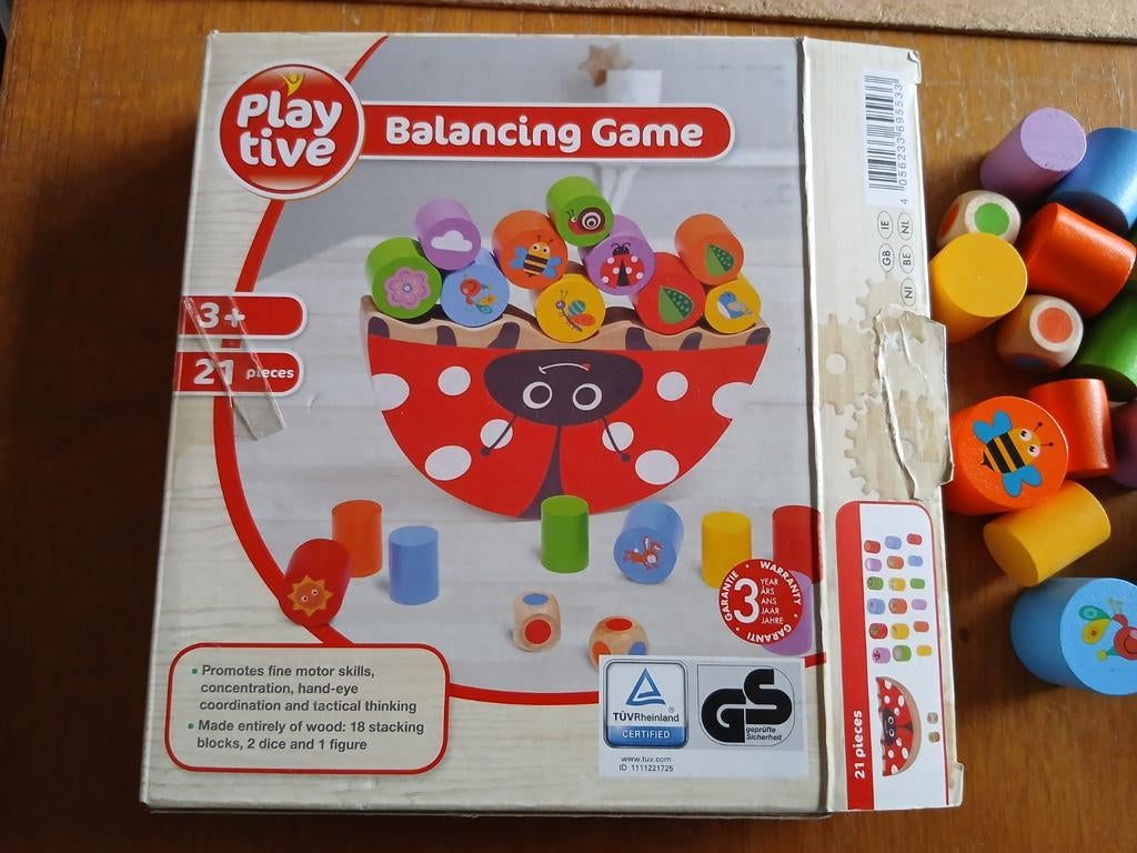 Playtive Balansspel Lieveheersbeestje Houten Speelgoed, Kinderen en Baby's, Speelgoed | Educatief en Creatief, Ophalen of Verzenden