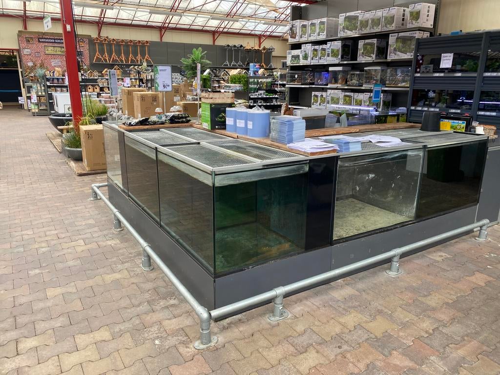 Aquaria visbak stelling, Dieren en Toebehoren, Ophalen of Verzenden, Zo goed als nieuw, Leeg aquarium