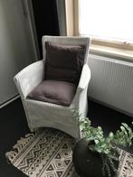 Rotan stoel kleur wit, deze kleur is later op aangebracht., Ophalen, Wit, Riet of Rotan, Zo goed als nieuw