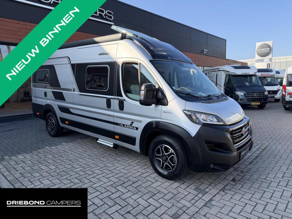 Adria Twin Supreme 640 SGX Zonnepaneel Trekaak Skyroof Luife, Automaat, Buscamper of Camperbus, Airbags, Bedrijf