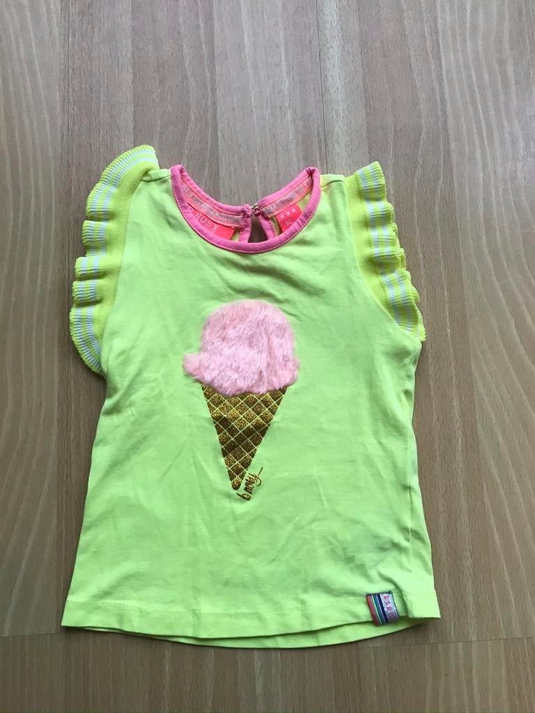 B.nosy shirt geel meisje ijsje zgan maat 86 / 92, Ophalen of Verzenden, Zo goed als nieuw, Meisje, Shirtje of Longsleeve
