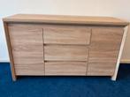 Dressoir Jysk eikenlook 2 deuren 3 lades, Ophalen, Zo goed als nieuw, 25 tot 50 cm, 100 tot 150 cm