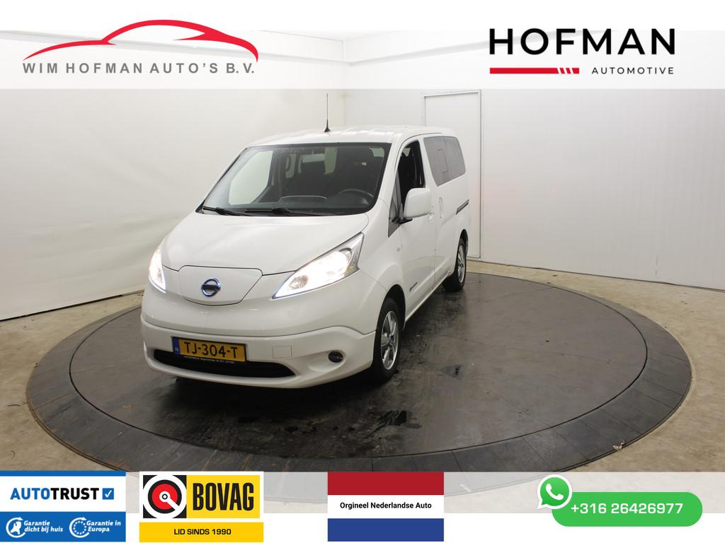 Nissan e-NV200 Evalia 40 kWh 2.Zero Edition 7persoons Camera, Gebruikt, Met garantie (alle), 7 stoelen, Wit