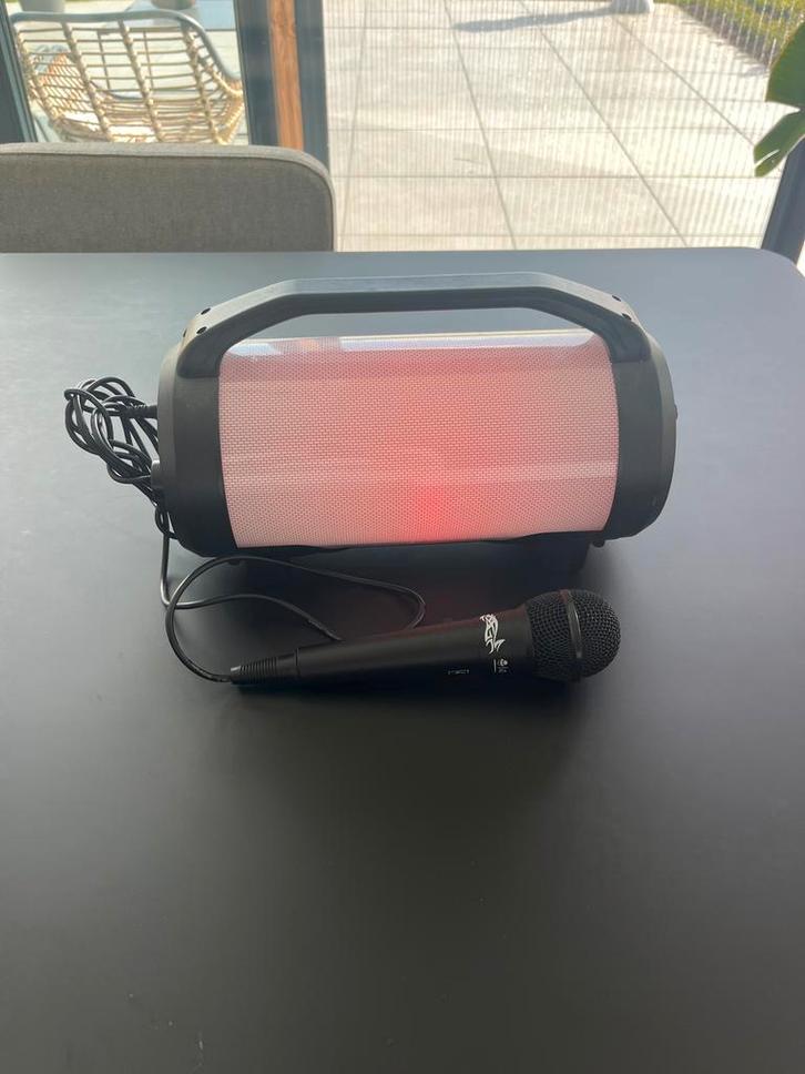 iDance Cyclone 400 met microfoon, Audio, Tv en Foto, Karaoke-apparatuur, Gebruikt, Complete set, Ophalen