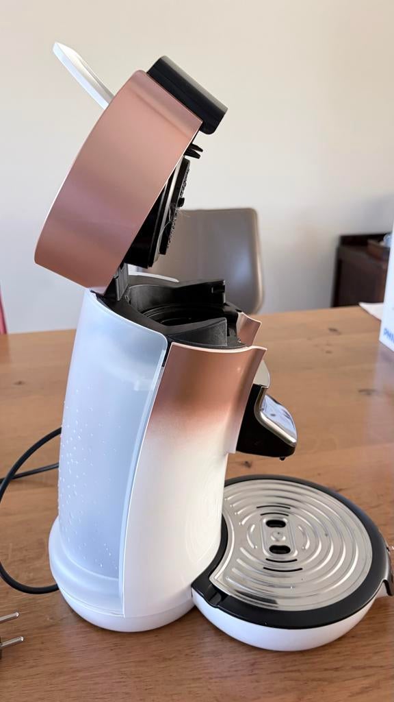 Philips Senseo Original Plus Koffiepadapparaat Wit/Koper, Witgoed en Apparatuur, Koffiezetapparaten, Gebruikt, Koffiemachine, Ophalen of Verzenden