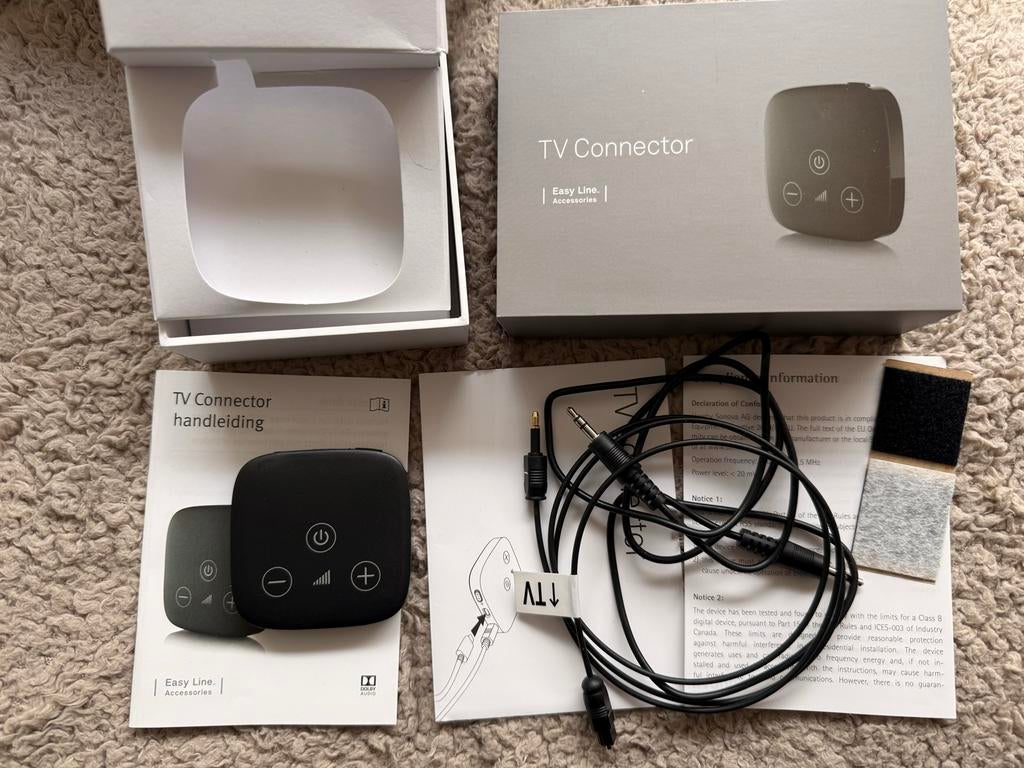 TV Connector voor hoortoestel, Ophalen of Verzenden, Zo goed als nieuw