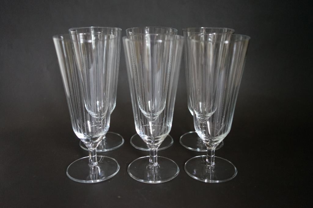 vintage ontwerp Carla design Meydam 6 Bierglas Royal Leerdam, Huis en Inrichting, Keuken | Servies, Glas of Glazen, Ophalen of Verzenden