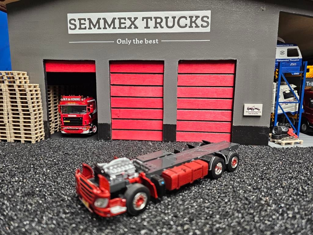 Wsi daf chassis verbouw b keus., Ophalen, Zo goed als nieuw, Bus of Vrachtwagen, Overige merken