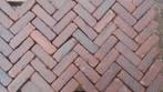 Oud gebakken klinkers rood dikformaat, Ophalen, Gebruikt, Keramiek, Klinkers