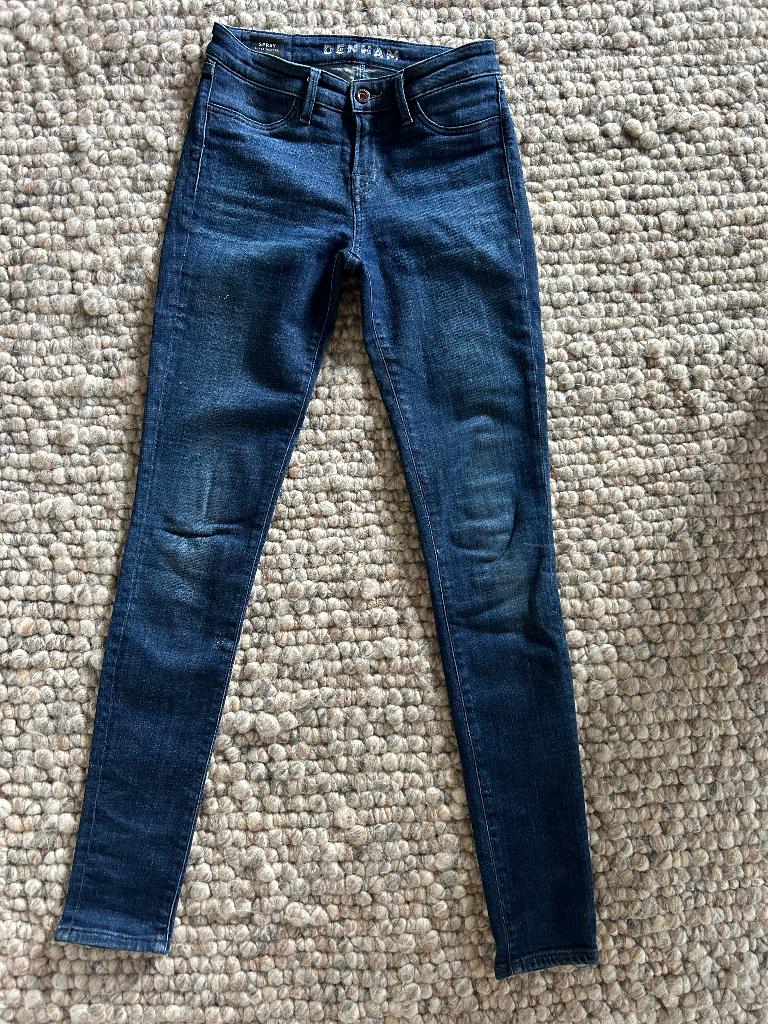 Kastopruiming DENHAM SPRAY super tight fit maat W26 L32, Ophalen of Verzenden, Zo goed als nieuw, Blauw, W27 (confectie 34) of kleiner