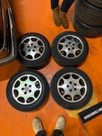 Mercedes W124 Velgen met All Season Banden 195/60 R15 5x112, Ophalen, Gebruikt, 15 inch, Banden en Velgen