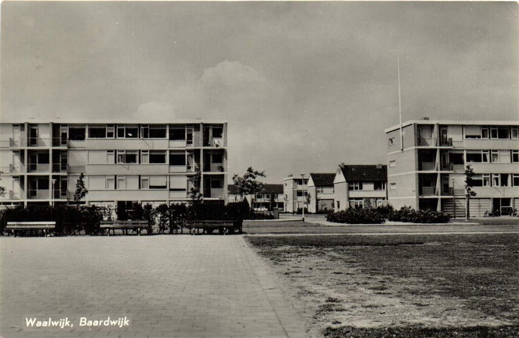Waalwijk, Baardwijk - 1966 gelopen, Verzenden, 1960 tot 1980, Gelopen, Noord-Brabant