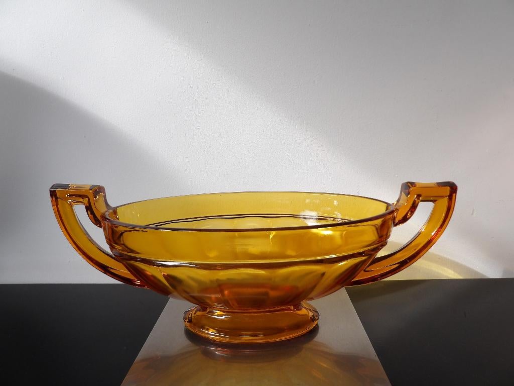 Art Deco Coupe Val st Lambert, Noemie/Ovaal, Ophalen of Verzenden