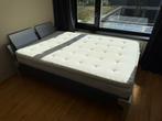 GRATIS bed 140x200 lattenbodem, matras en IKEA topper, Ophalen, Gebruikt, 140 cm, Twijfelaar