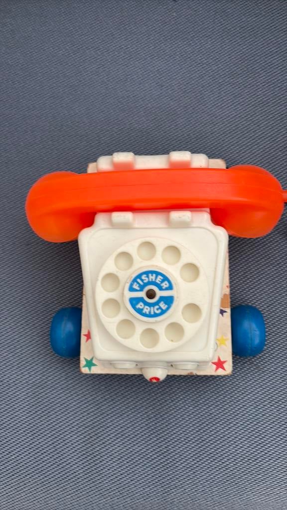 Fisher price telefoon, Kinderen en Baby's, Speelgoed | Fisher-Price, Ophalen, Zo goed als nieuw, Duw- of Trekspeelgoed, Met geluid