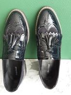 Graceland, Blauwe instappers maat 40, KWASTJE op de wreef., Kleding | Dames, Schoenen, Blauw, Instappers, Ophalen of Verzenden