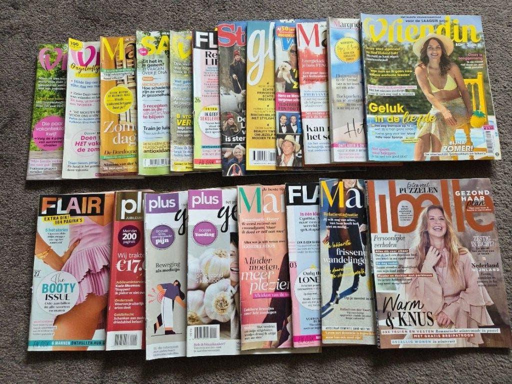 *LIBELLE, VRIENDIN 25 BLADEN VOOR 5 EURO*, Ophalen, Zo goed als nieuw, Damesbladen