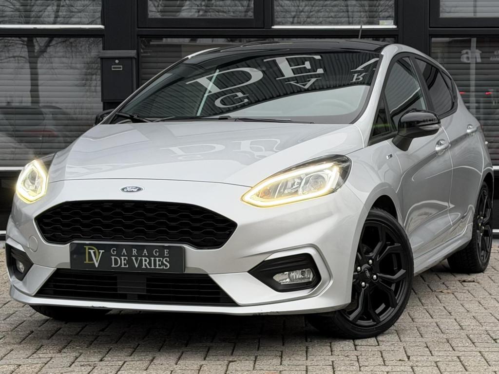 Ford Fiesta 1.0 EcoBoost ST-Line Black Pack Full Option CarP, Auto's, Voorwielaandrijving, Gebruikt, Zwart, 1064 kg