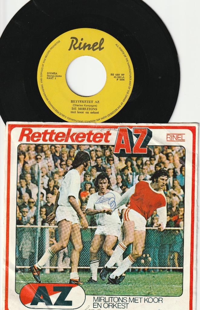 Voetbal Alkmaar AZ : RETTEKETET A-Z, Ophalen, Gebruikt, AZ