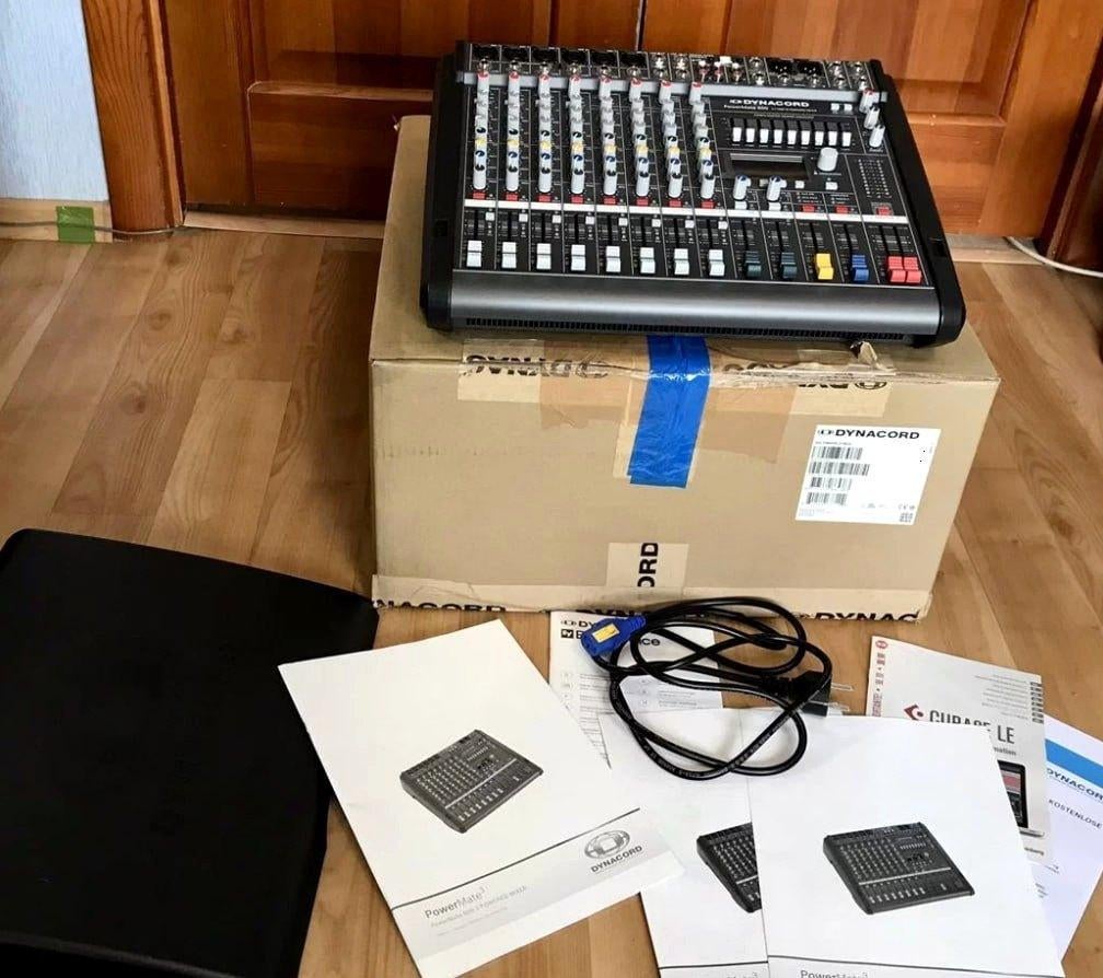 Dynacord PM 600-3 actieve mengtafel, Verzenden, Nieuw, Microfooningang