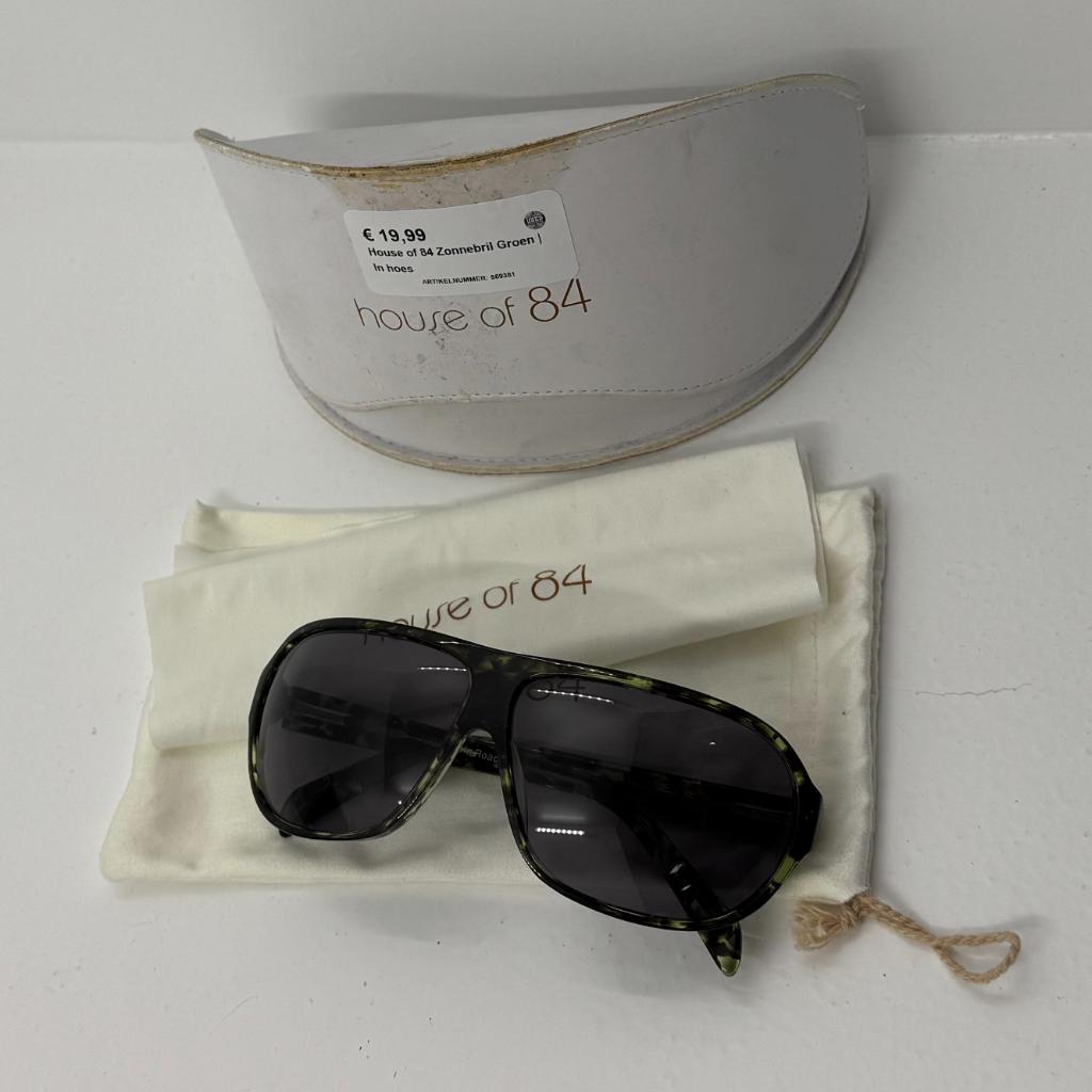 House of 84 Zonnebril Groen | In hoes, Overige merken, Zonnebril, Dordrecht@usedproducts.nl, Toulonselaan 72