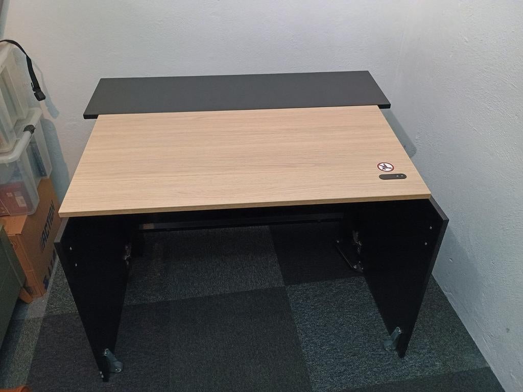 Home Fit zit sta kast Bureau zwart, Huis en Inrichting, Bureaus, Ophalen, Gebruikt