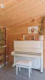 Geschilderde Lehmann piano - Wit, Ophalen, Gebruikt, Wit, Piano