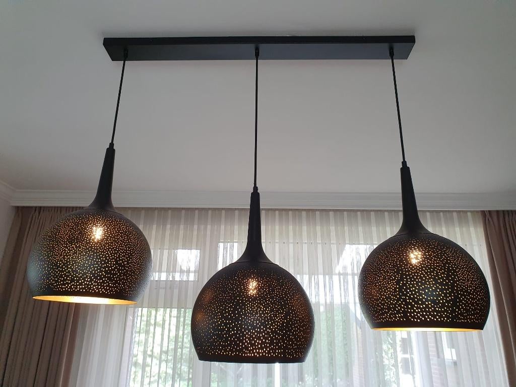 Plafondlamp woonkamer, Huis en Inrichting, Ophalen, Zo goed als nieuw, Metaal