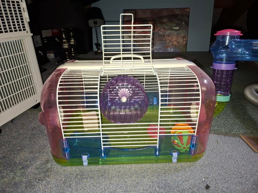 Hamsterkooi, Dieren en Toebehoren, Kooi, Gebruikt, Minder dan 75 cm, Hamster