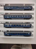 4 Roco personen rijtuigen NS plan D blauw, Gelijkstroom of Wisselstroom, Ophalen of Verzenden, NS, Roco