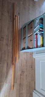 Grenen sleutelgat trapleuningen 45x50mm, Ophalen, Gebruikt, Trap, Minder dan 2 meter