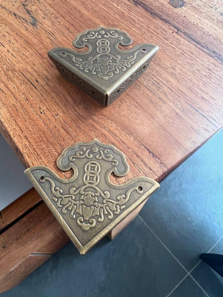 Chinees meubel hoek corner bescherming beslag ornament tafel, Huis en Inrichting, Woonaccessoires | Overige, Nieuw, Ophalen of Verzenden