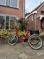 Maxi Raam rood driewiel volwassene L180 Br75 H 124 cm, Ophalen, Zo goed als nieuw