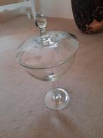 Glazen stolp met bewerkt design, Ophalen of Verzenden