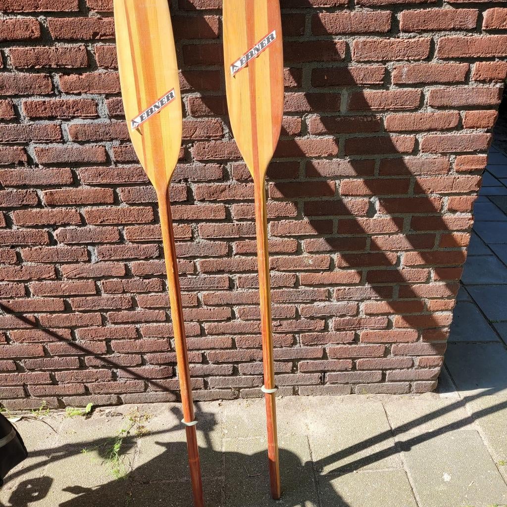 houten peddels vintage, Eén persoon, Met peddels, Overige typen, Ophalen of Verzenden