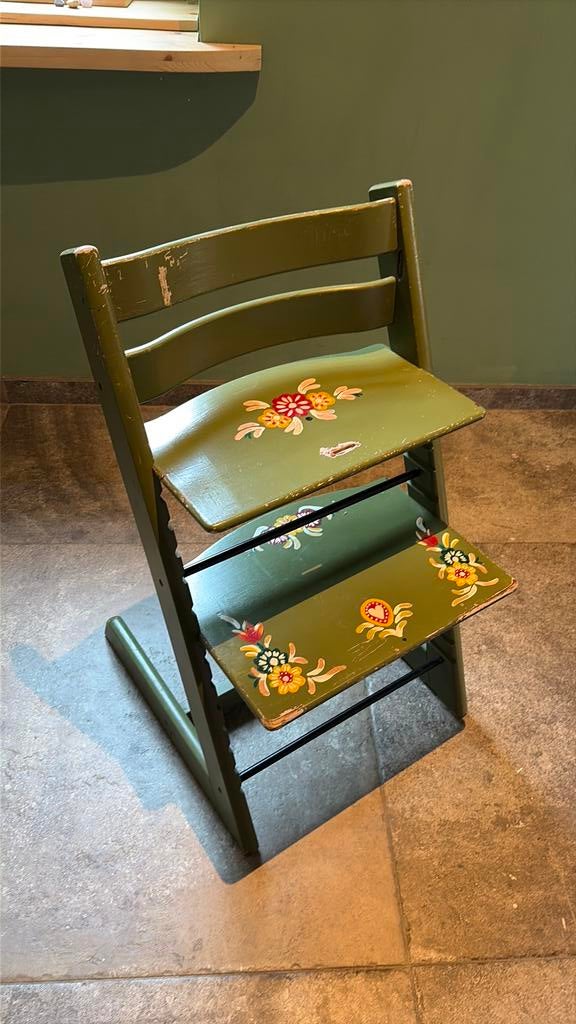 Trip trap stoel stokke, Kinderen en Baby's, Kinderstoelen, Ophalen, Gebruikt