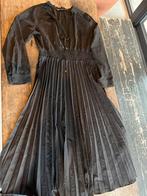 Zwarte geplooide jurk van Zara, maat XL, Zwart, Maat 46/48 (XL) of groter, Ophalen of Verzenden, Zo goed als nieuw