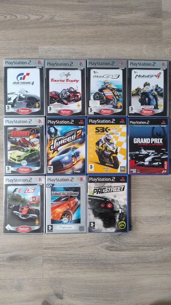 Mooie PS2 racing games - o.a. GT4, Tourist Trophy, NFS, Spelcomputers en Games, Spelcomputers | Sony PlayStation 2, Ophalen of Verzenden