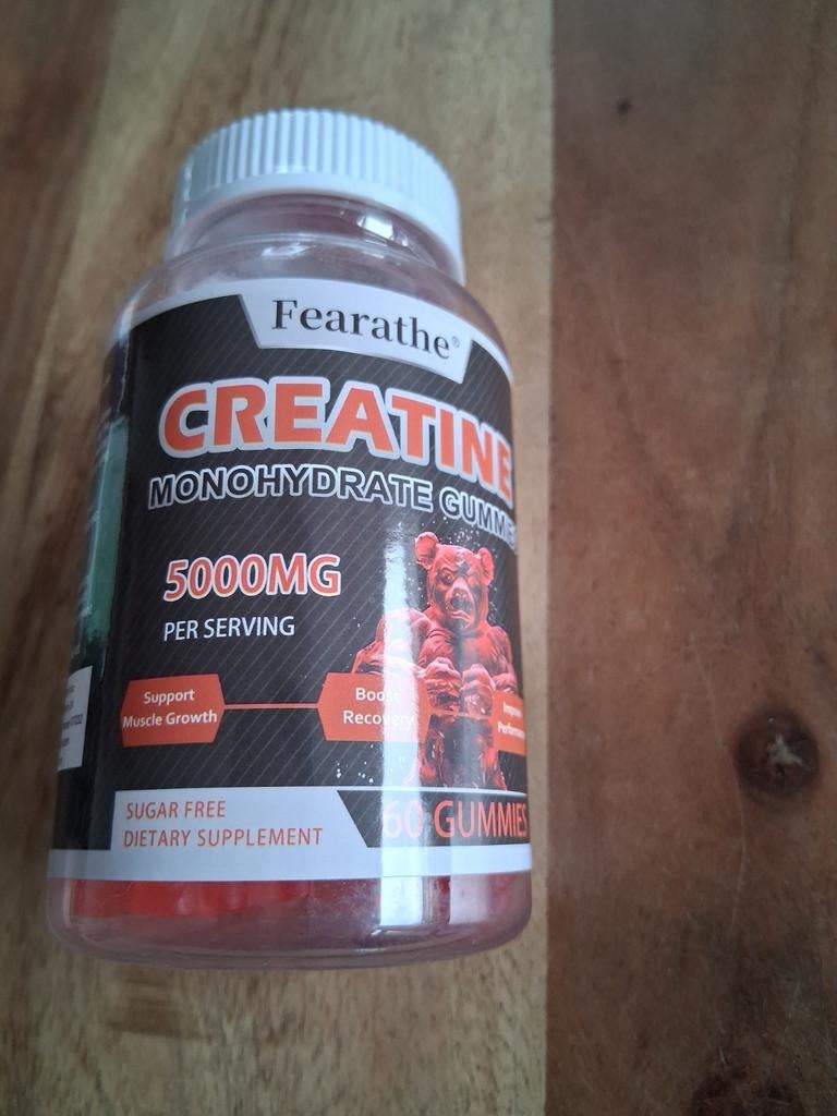 Fearathe Creatine Monohydrate Gummies 5000mg, Ophalen of Verzenden