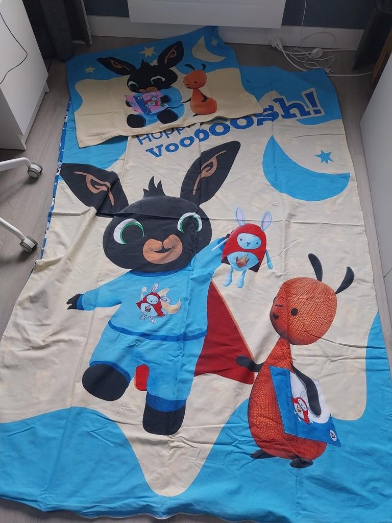 Bing dekbed (incl kussensloop), Kinderen en Baby's, Kinderkamer | Beddengoed, Overige kleuren, Jongetje of Meisje, Dekbedovertrek