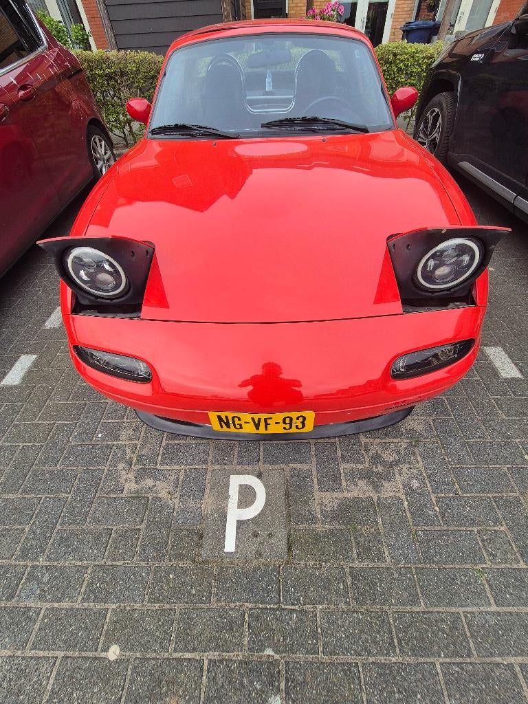 Mazda Miata 1990 Rood, Auto's, Mazda, 980 kg, 4 cilinders, Cabriolet, 116 pk