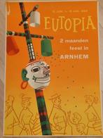 Eutopia Arnhem 1955 - Origineel Pronk, Ophalen of Verzenden, A1 t/m A3, Reclame, Rechthoekig Staand